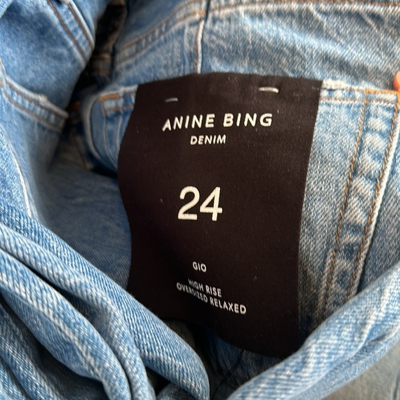 NWT ANINE BING Gio Destructed High Rise Oversized Relaxed - Picture 5 of 5